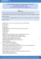 Đề thi giữa học kì 2 KHTN 6 Chân trời sáng tạo - Đề số 7